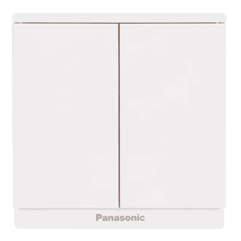 Bộ 2 công tắc đảo chiều màu trắng Panasonic Moderva WMF596-VN