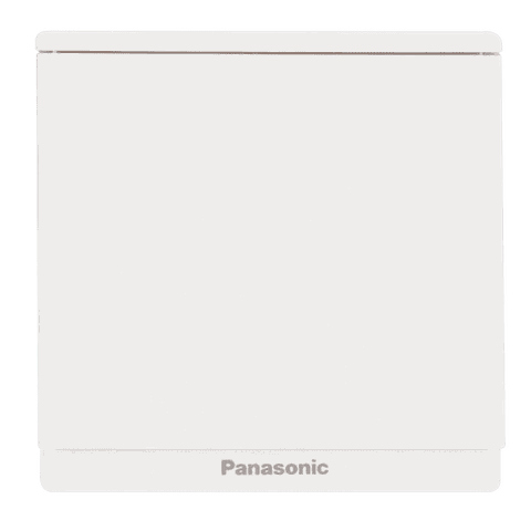 Bộ công tắc đơn 2 chiều màu trắng Panasonic Moderva WMF512-1VN (Chỉ báo dạ quang)