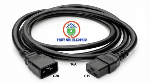 Dây Nguồn C19-C20 Novalink NV-56013A (3m) – 16A Chuẩn UL