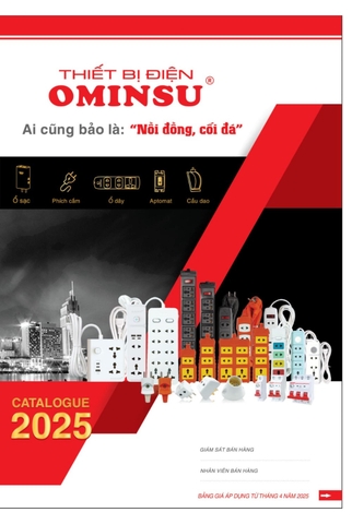 Bảng giá thiết bị điện công tắc ổ cắm giá rẻ Ominsu
