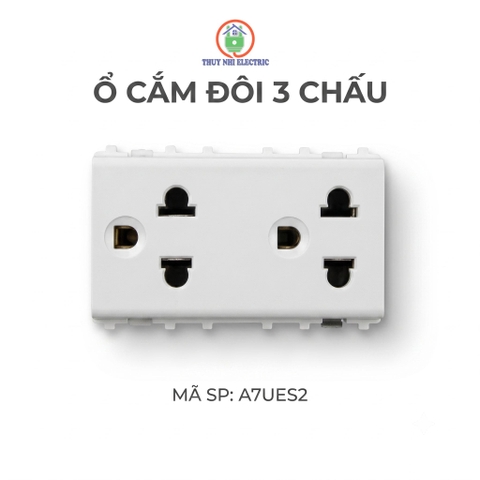 Ổ cắm 3 chấu mã A7UES2 - MPE