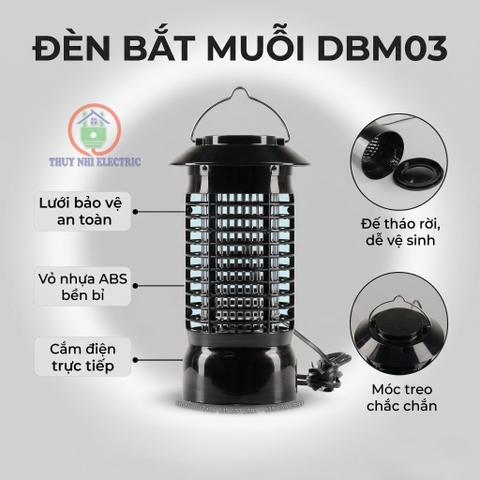 Đèn Bắt Muỗi DBM03 5W