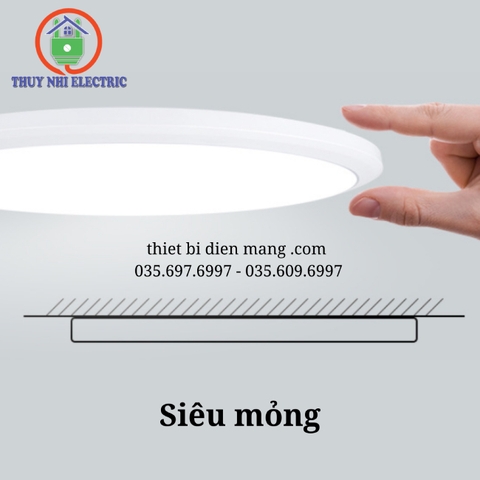 Đèn trần siêu mỏng chống bụi, chống muỗi