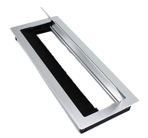 Nắp hộp điện âm bàn nhôm xước 120x300 (TNE031-300X120-X)