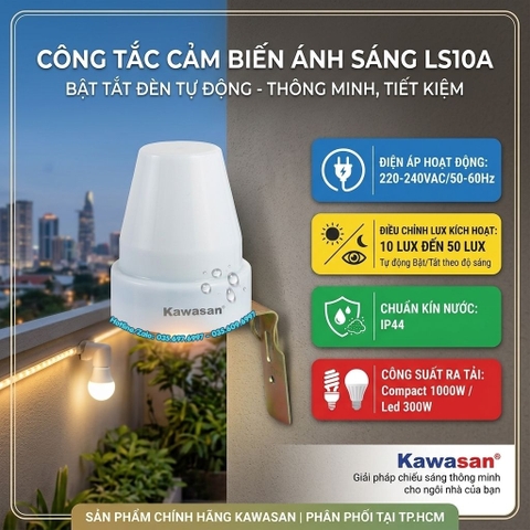Thiết Bị Cảm Biến Ánh Sáng LS10A