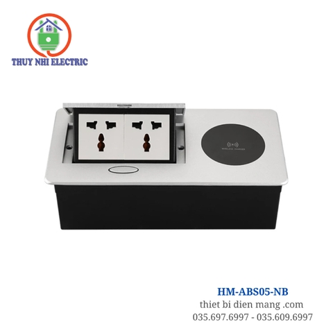 Ổ Cắm Âm Bàn Homin - HM-ABS05-NB