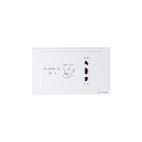 Ổ cắm cạo râu nằm ngang Sino S18/2727V