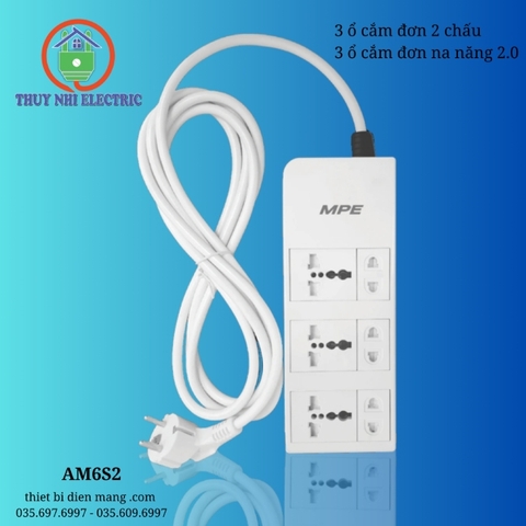 Ổ cắm điện di động đa năng AM6S2