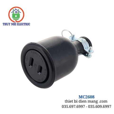 Ổ Cắm Meikosha MC2608 - Di Động Cao Su Kín Nước 