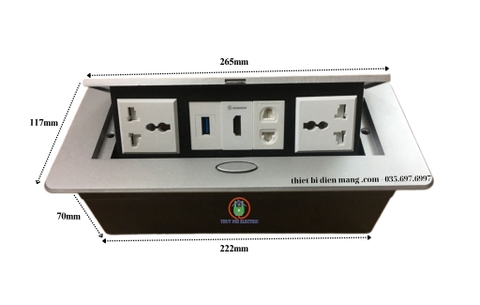 Ổ điện âm bàn sinoamigo STS-201S-JF