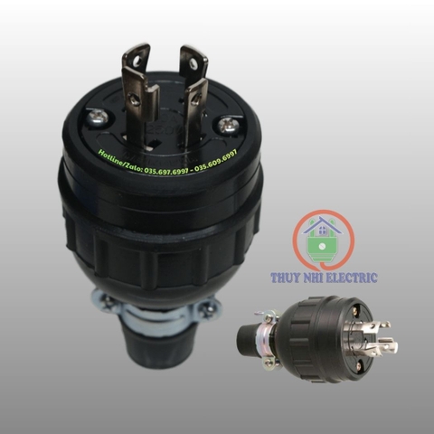 Phích cắm cao su locking 3P-30A-250V MH2579
