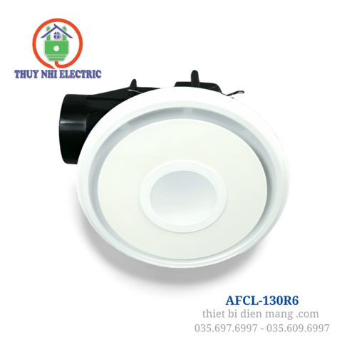 Quạt hút ốp trần mặt tròn tích hợp đèn AFCL-130R6