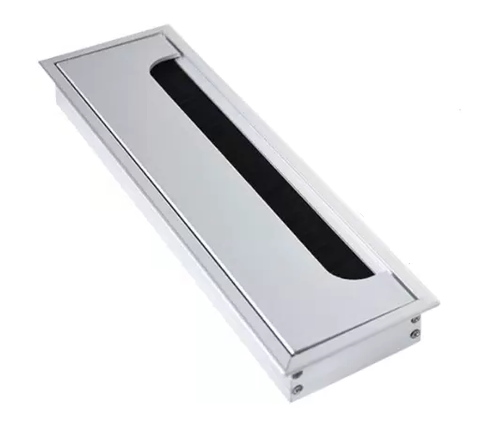 Nắp nhôm hộp điện âm bàn 280x80/Nắp luồn TNE01-280X80-X