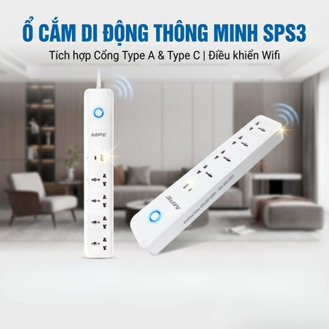 Ổ cắm di động thông minh Wifi SPS3