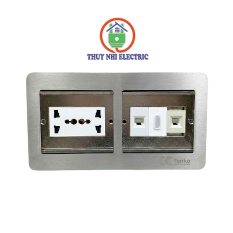 Hộp ổ cắm điện âm sàn Tenko TK-DS-211S05
