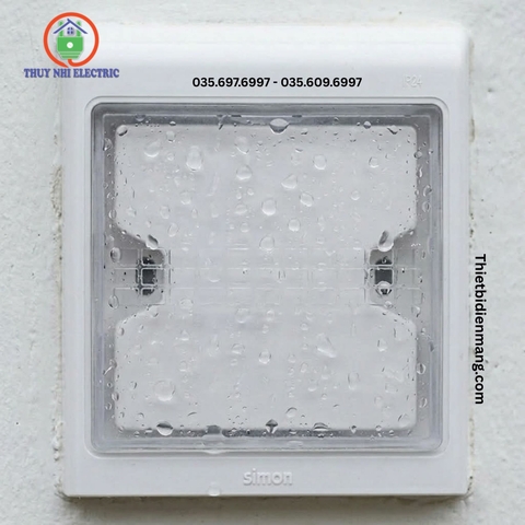 Mặt Che Mưa Công Tắc Vuông Simon Series 50 S254 Chính Hãng
