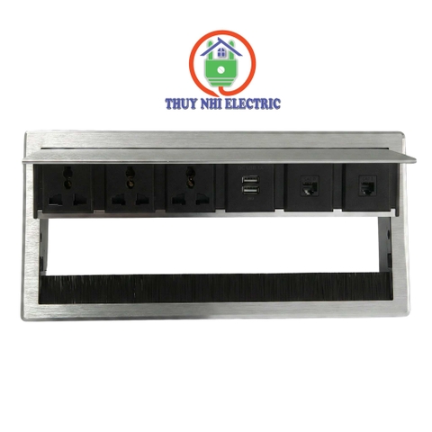 Nắp Ổ Cắm Điện Âm Bàn Tenko TK-N06-01 (LAN CAT6 & USB Sạc)