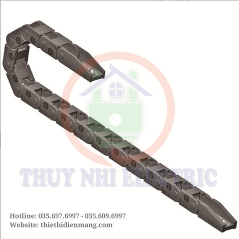 Xích bảo vệ dây cáp Mini 10x10mm bảo vệ cap máy móc công nghiệp
