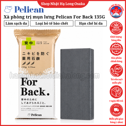 XÀ PHÒNG TRỊ MỤN LƯNG PELICAN FOR BACK 135G - 4976631894225