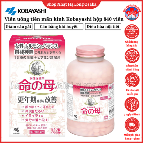 VIÊN UỐNG TIỀN MÃN KINH KOBAYASHI HỘP 840 VIÊN - 4987072070628