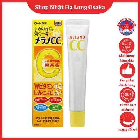 TINH CHẤT TRẮNG DA TRỊ MỤN MELANO CC WHITENING ESSENCE 20ML - 4987241135011