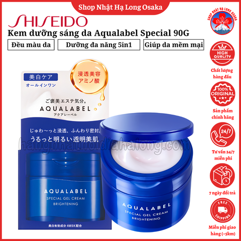 KEM DƯỠNG SÁNG DA AQUALABEL SPECIAL GEL CREAM EX BRIGHTENING 90G - 4909978164485