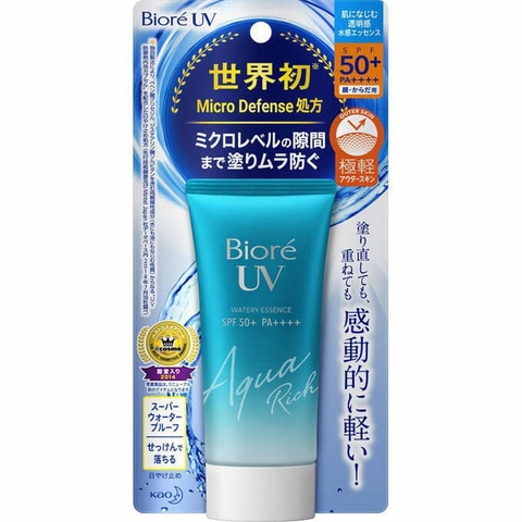 KEM CHỐNG NẮNG BIORE UV AQUA RICH WATERY ESSENCE SPF 50+ PA++++ - 4901301363183