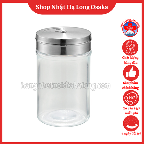 HỘP THỦY TINH ĐỰNG GIA VỊ ECHO METAL 80ML - 4991203178787