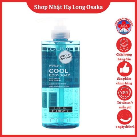 SỮA TẮM NAM PHARMAACT COOL HƯƠNG BẠC HÀ 600ML -  4513574017290