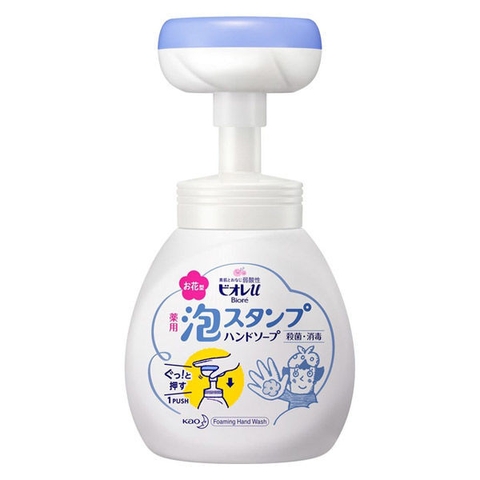 NƯỚC RỬA TAY TẠO BỌT BIORE KAO 250ML HÌNH HOA - 4901301380173