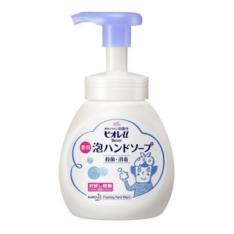 NƯỚC RỬA TAY TẠO BỌT BIORE KAO 250ML ĐỦ MÀU