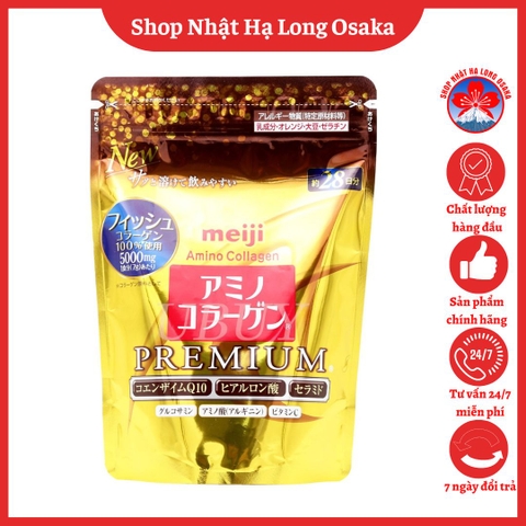 BỘT COLLAGEN MEIJI AMINO PREMIUM 196G (28 NGÀY) - 4902777451619