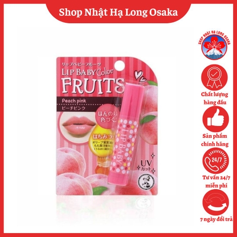 Son dưỡng môi Rohto Lip Baby Color Fruits vị hoa quả