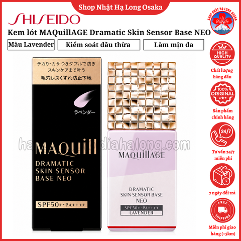 KEM LÓT TRANG ĐIỂM MAQUILLAGE DRAMATIC SKIN SENSOR BASE NEO TONE LAVENDER SPF50+ PA++++ 25ML - 4909978145958