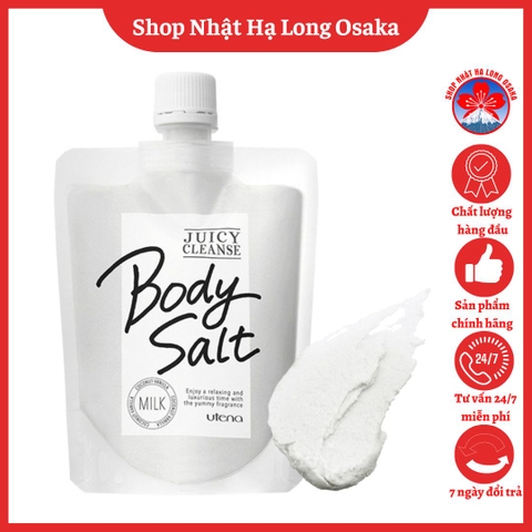 MUỐI TẮM TẨY DA CHẾT UTENA BODY SALT MILK HƯƠNG VANI 300G - 4901234394315