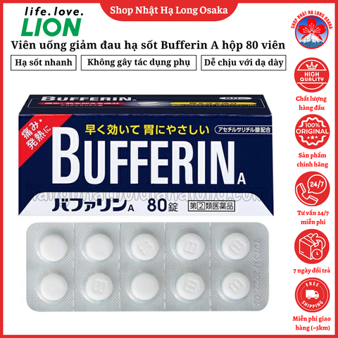 VIÊN UỐNG GIẢM ĐAU HẠ SỐT BUFFERIN A 80 VIÊN - 4903301010944