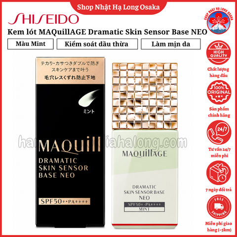 KEM LÓT TRANG ĐIỂM MAQUILLAGE DRAMATIC SKIN SENSOR BASE NEO TONE MINT SPF50+ PA++++ 25ML - 4909978201227