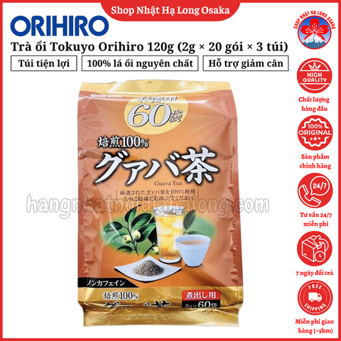 TRÀ ỔI NGUYÊN CHẤT ORIHIRO BỊCH 60 GÓI - 4971493201822