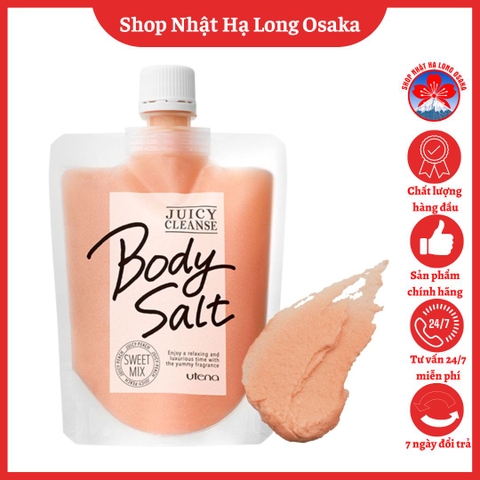 MUỐI TẮM TẨY DA CHẾT UTENA BODY SALT SWEET MIX HƯƠNG ĐÀO 300G - 4901234394117