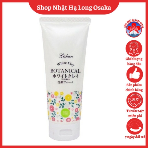 SỮA RỬA MẶT TẠO BỌT LISHAN WHITE CLAY BOTANICAL 130G - 4582425687623