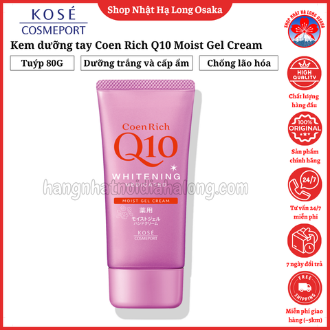 KEM DƯỠNG DA TAY CHỐNG LÃO HÓA COENRICH MEDICATED WHITENING HAND CREAM MOIST GEL 80G - 4971710587531