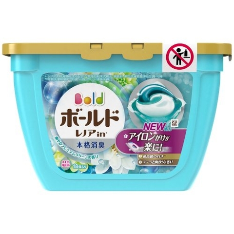 VIÊN GIẶT XẢ GEL BOLD HỘP 18 VIÊN