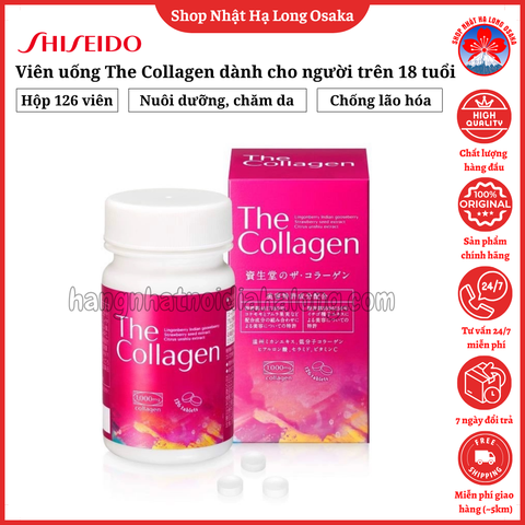 VIÊN UỐNG SHISEIDO THE COLLAGEN DÀNH CHO NGƯỜI TRÊN 18 TUỔI LỌ 126 VIÊN - 4987415993461