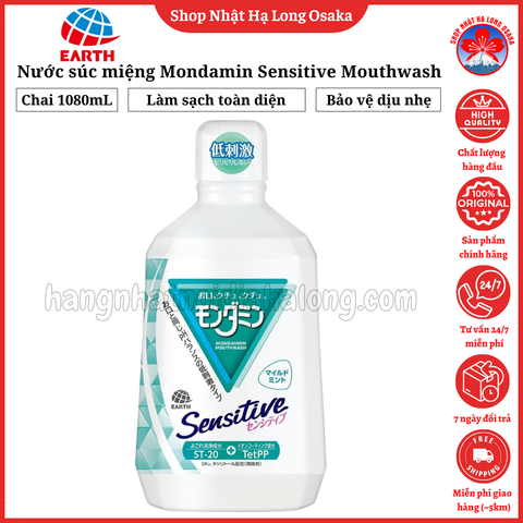 NƯỚC SÚC MIỆNG MONDAHMIN SENSITIVE 1080ML - 4901080505811