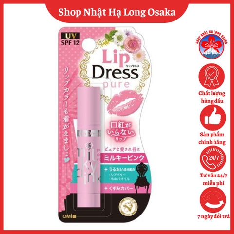 Son dưỡng môi OMI Lip Dress Pure không màu