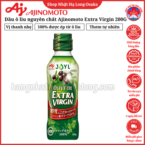 DẦU Ô LIU NGUYÊN CHẤT AJINOMOTO EXTRA VIRGIN OLIVE OIL 200G - 4902590852679