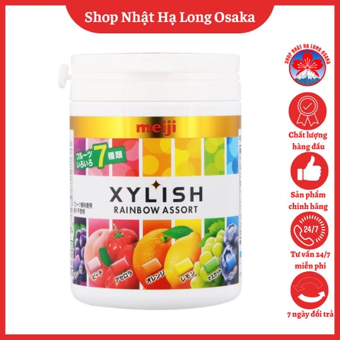 KẸO CAO SU MEIJI XYLISH VỊ HOA QUẢ 117G - 4902777187938