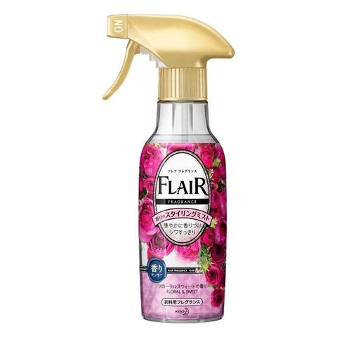 CHAI XỊT THƠM VÀ LÀM PHẲNG QUẦN ÁO HƯƠNG HOA 270ML - 4901301306876