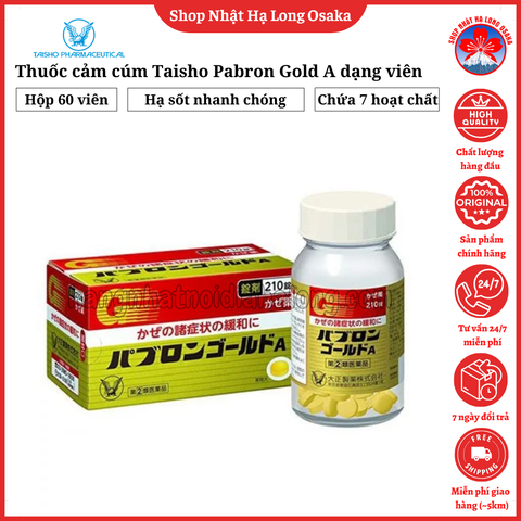 THUỐC CẢM CÚM PABRON GOLD A DẠNG VIÊN HỘP 210 VIÊN - 4987306045132