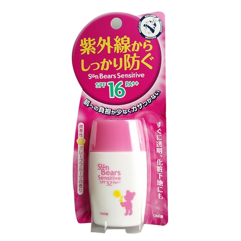Kem chống nắng Omi Sun bears Sensitive S SPF32 PA++ 30mL